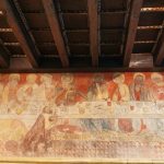 Champdieu : fresque ancien réfectoire. La Cène (photo Grahlf/P.Terras)